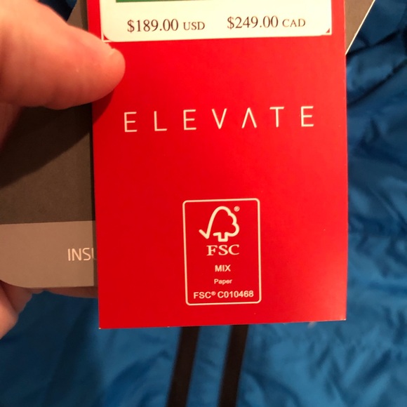 Spyder Men’s Glissade Blue Jacket - NWT size L - Picture 6 of 9